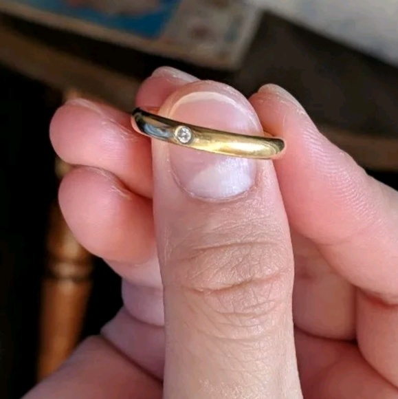 ❌SOLD Tiffany & Co. 18k Yellow Gold Diamond Ring❌ - Picture 4 of 8